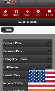 USA mobile horse race gambling